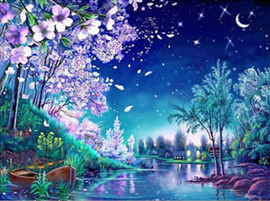 Night Scene - Full Drill Diamond Painting - Specially ordered for you. Delivery is approximately 4 - 6 weeks.
