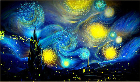 Night Sky - Full Drill Diamond Painting - Specially ordered for you. Delivery is approximately 4 - 6 weeks.