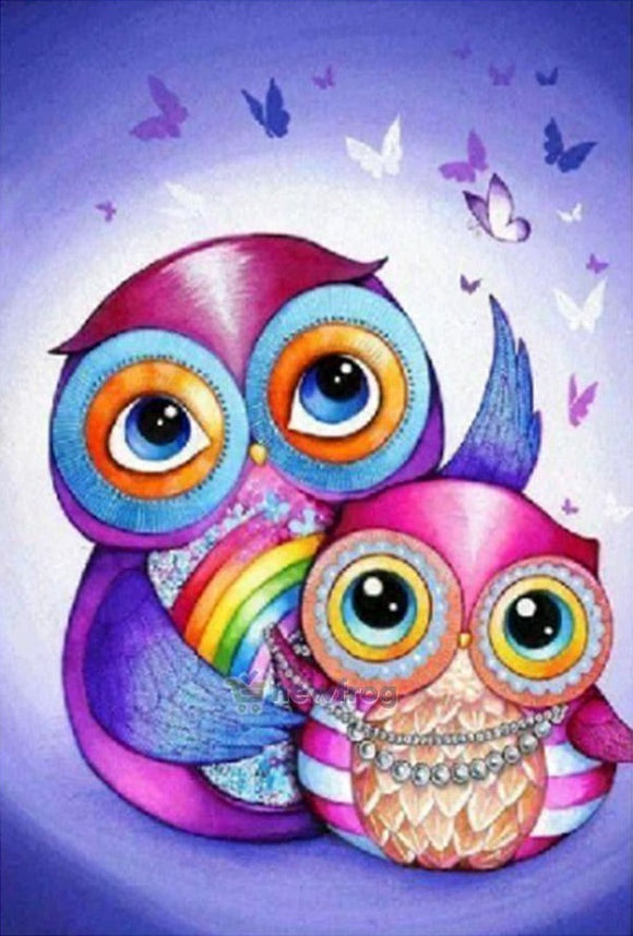 Owls -  Full Drill Diamond Painting - Specially ordered for you. Delivery is approximately 4 - 6 weeks.