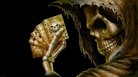 Poker Skull - Full Drill Diamond Painting - Specially ordered for you. Delivery is approximately 4 - 6 weeks.