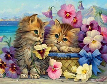 Special Order - Pretty Kittens 02- Full Drill diamond painting - Specially ordered for you. Delivery is approximately 4 - 6 weeks.