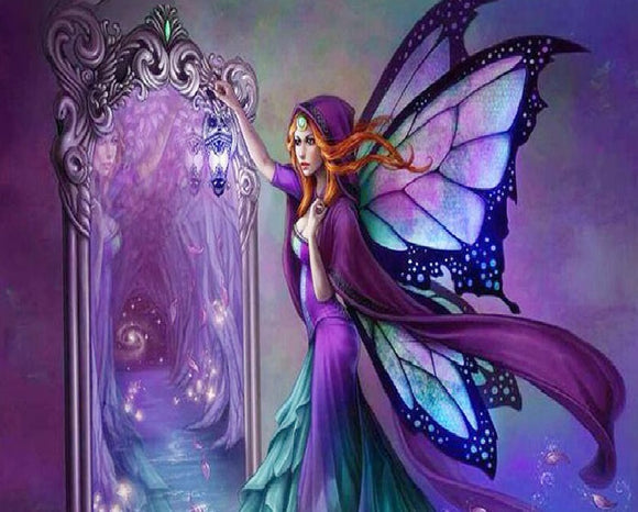 Purple Fairy - Full Drill Diamond Painting - Specially ordered for you. Delivery is approximately 4 - 6 weeks.