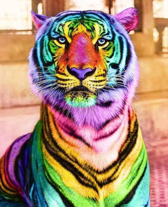 Rainbow Animals 07- Full Drill Diamond Painting - Specially ordered for you. Delivery is approximately 4 - 6 weeks.