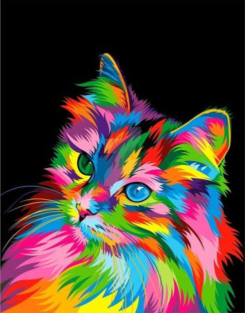 Rainbow Animals 09- Full Drill Diamond Painting - Specially ordered for you. Delivery is approximately 4 - 6 weeks.