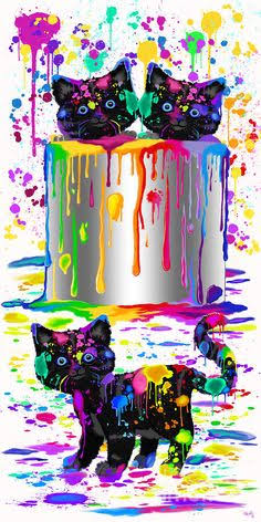 Rainbow Animals 15- Full Drill Diamond Painting - Specially ordered for you. Delivery is approximately 4 - 6 weeks.