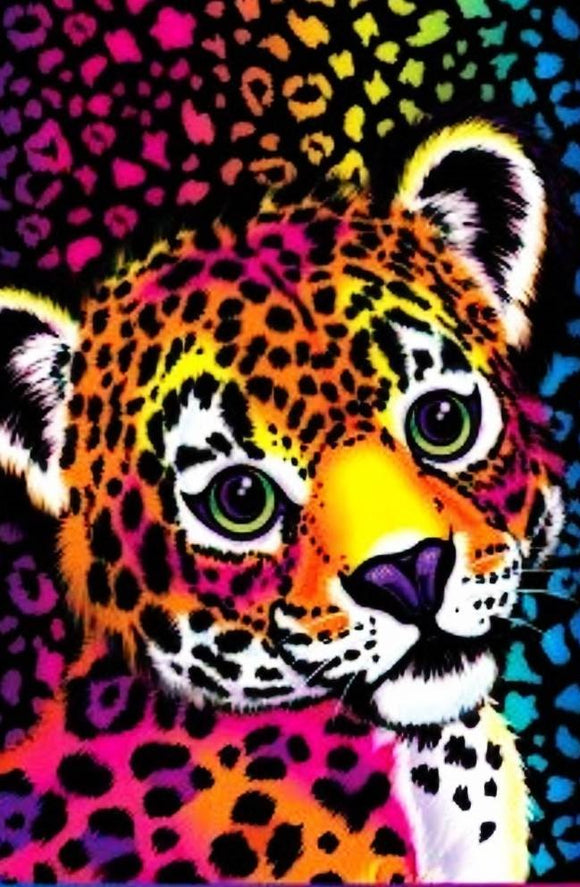 Rainbow Leopard - Full Drill Diamond Painting - Specially ordered for you. Delivery is approximately 4 - 6 weeks.