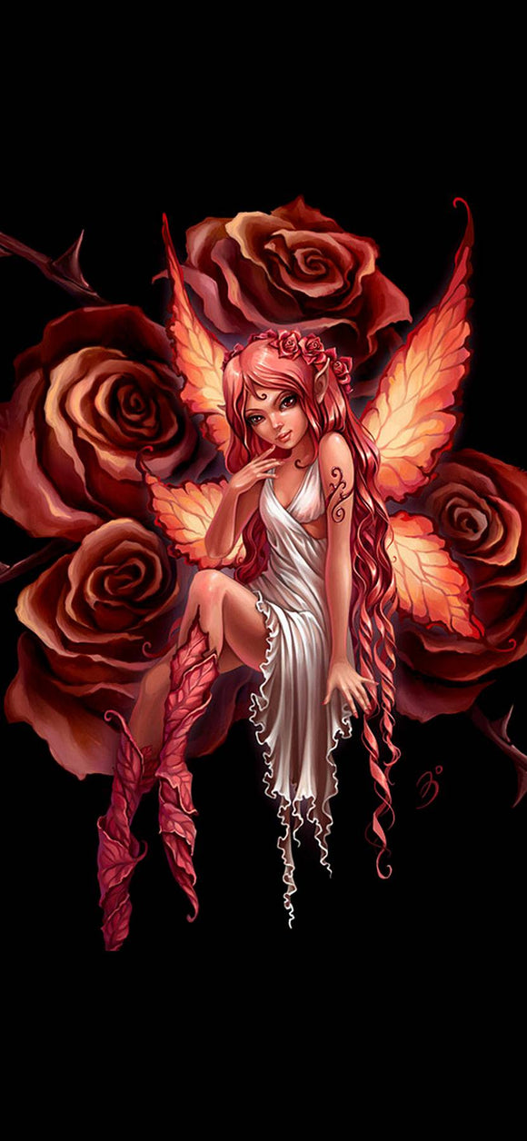 Red Fairy- Full Drill Diamond Painting - Specially ordered for you. Delivery is approximately 4 - 6 weeks.