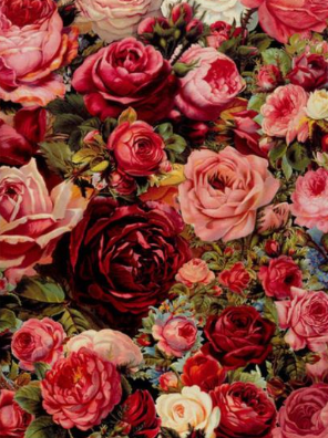 Roses 10- Full Drill Diamond Painting - Specially ordered for you. Delivery is approximately 4 - 6 weeks.