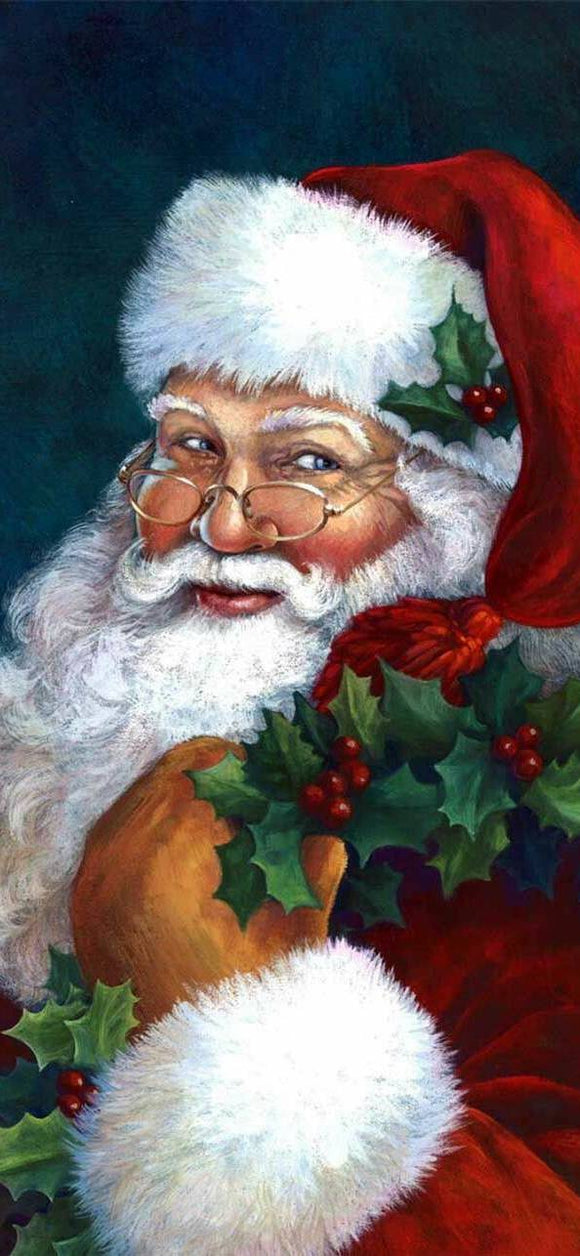 Santa 2- Full Drill Diamond Painting - Specially ordered for you. Delivery is approximately 4 - 6 weeks.