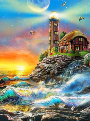Scenery 022- Full Drill Diamond Painting - Specially ordered for you. Delivery is approximately 4 - 6 weeks.