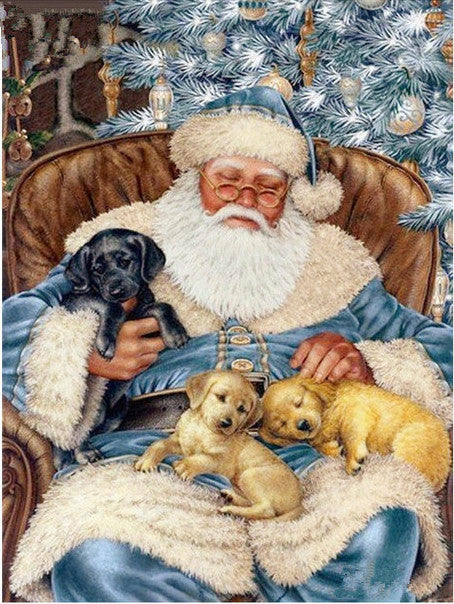 Special Order - Sleeping Santa - Full Drill diamond painting - Specially ordered for you. Delivery is approximately 4 - 6 weeks.