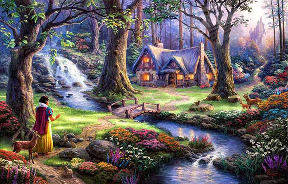 Special Order - Snow White Scenery - Full Drill Diamond Painting - Specially ordered for you. Delivery is approximately 4 - 6 weeks.