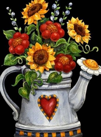 Special Order - Sunflowers in Kettle - Full Drill diamond painting - Specially ordered for you. Delivery is approximately 4 - 6 weeks.