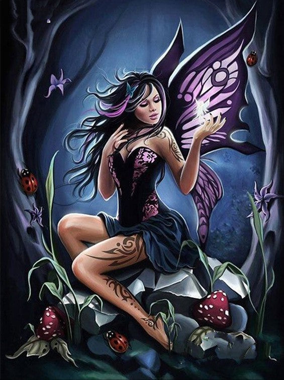 Special Order - Tattoo Fairy - Full Drill diamond painting - Specially ordered for you. Delivery is approximately 4 - 6 weeks.