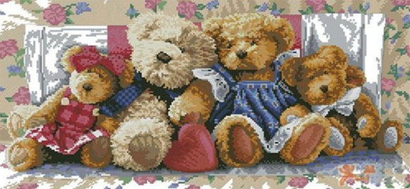 Special Order - Teddy Bear Family - Full Drill Diamond Painting - Specially ordered for you. Delivery is approximately 4 - 6 weeks.