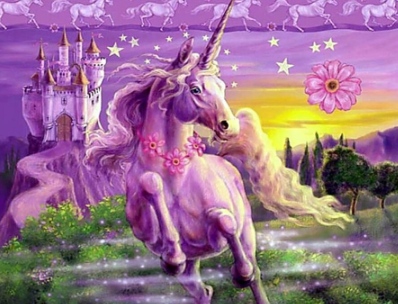 Unicorn Dreams- Full Drill Diamond Painting - Specially ordered for you. Delivery is approximately 4 - 6 weeks.