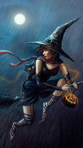 Witch 02- Full Drill Diamond Painting - Specially ordered for you. Delivery is approximately 4 - 6 weeks.