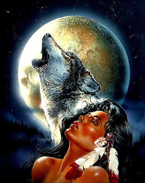 Wolf Howl- Full Drill Diamond Painting - Specially ordered for you. Delivery is approximately 4 - 6 weeks.