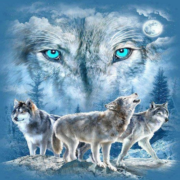 Special Order - Wolves - Full Drill Diamond Painting - Specially ordered for you. Delivery is approximately 4 - 6 weeks.