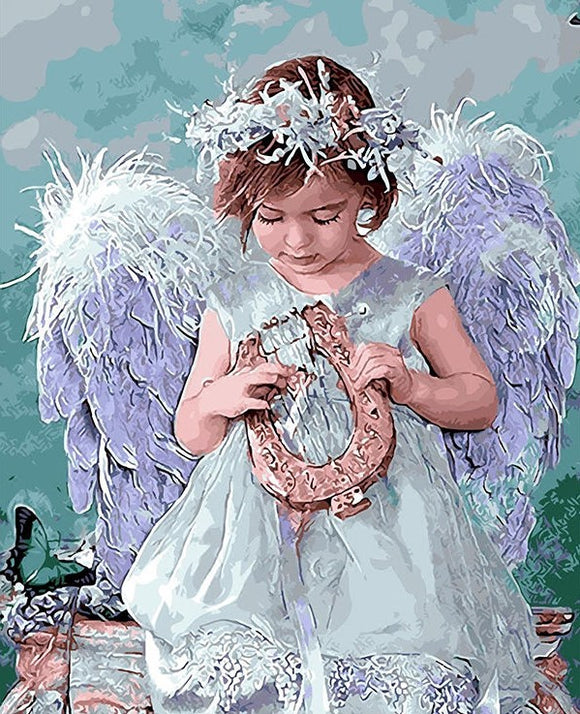 Angel  - Full Drill Diamond Painting - Specially ordered for you. Delivery is approximately 4 - 6 weeks.