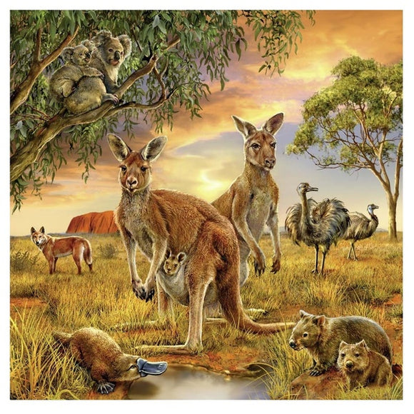 Aussie Wildlife - Full Drill Diamond Painting - Specially ordered for you. Delivery is approximately 4 - 6 weeks.