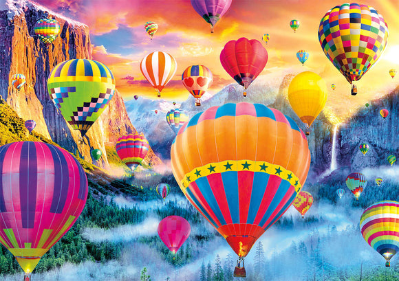 Balloons Over Mountains- Full Drill Diamond Painting - Specially ordered for you. Delivery is approximately 4 - 6 weeks.