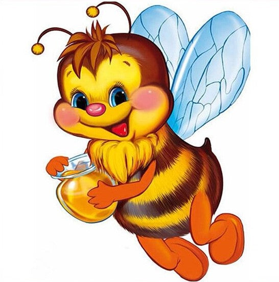 Honey Bee (2)- Full Drill Diamond Painting - Specially ordered for you. Delivery is approximately 4 - 6 weeks.