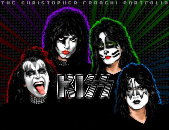 Kiss 02- Full Drill Diamond Painting - Specially ordered for you. Delivery is approximately 4 - 6 weeks.