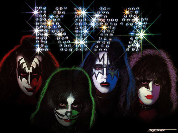 Kiss 04- Full Drill Diamond Painting - Specially ordered for you. Delivery is approximately 4 - 6 weeks.