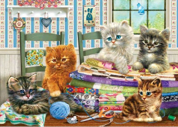 Kittens (2) -  Full Drill Diamond Painting - Specially ordered for you. Delivery is approximately 4 - 6 weeks.