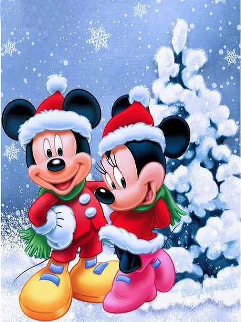Special Order - Mick and Min Christmas - Full Drill diamond painting - Specially ordered for you. Delivery is approximately 4 - 6 weeks.