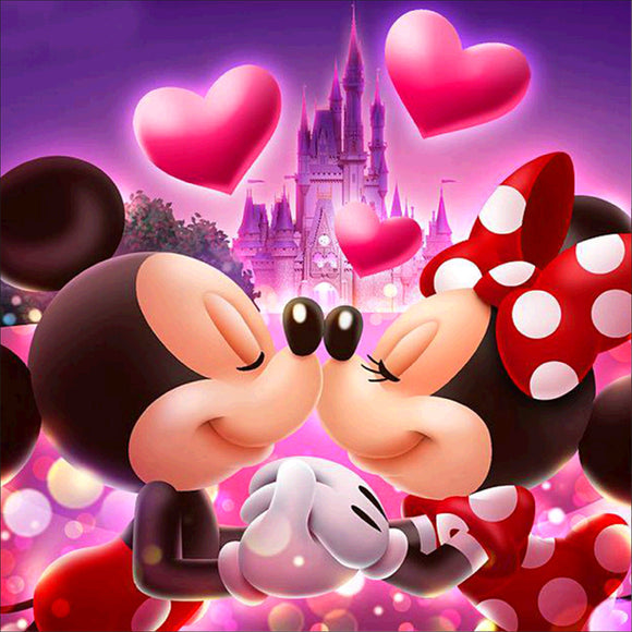 Special Order - Mickey and Minnie in Love - Full Drill Diamond Painting - Specially ordered for you. Delivery is approximately 4 - 6 weeks.