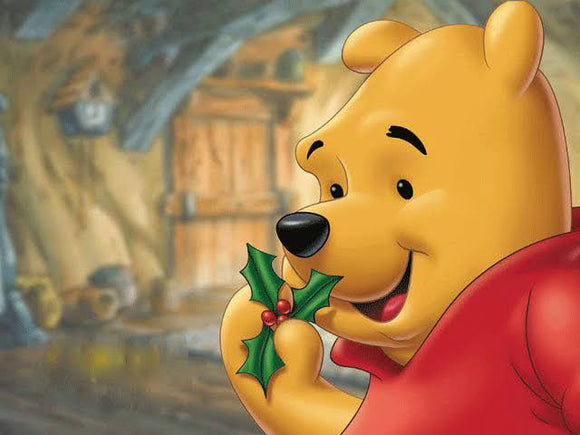 Mistletoe Bear- Full Drill Diamond Painting - Specially ordered for you. Delivery is approximately 4 - 6 weeks.