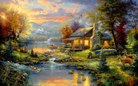 Scenery artwork 012- Full Drill Diamond Painting - Specially ordered for you. Delivery is approximately 4 - 6 weeks.